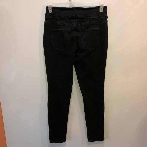 Hydraulic Womens Size 8 Black Nolita Stretch 3 Buttons Curvy Ankle Skinny Jeans - Picture 8 of 11